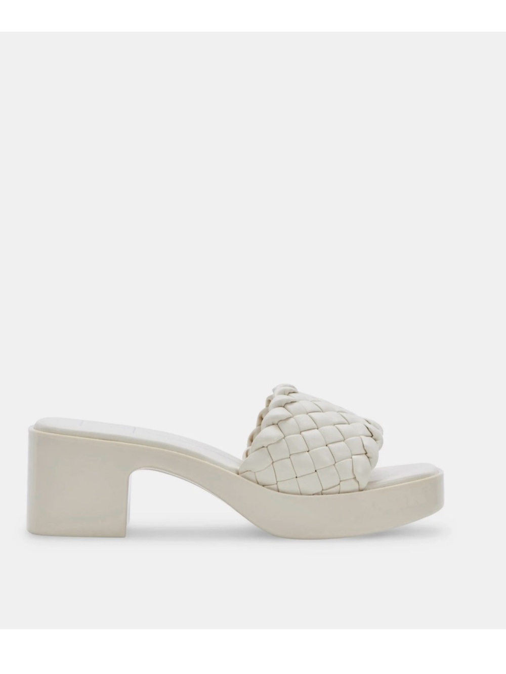 Dolce Vita Women’s Woven Slide Sandal in Ivory Sz 11.